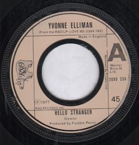 Yvonne Elliman - Hello Stranger - 7 Inch