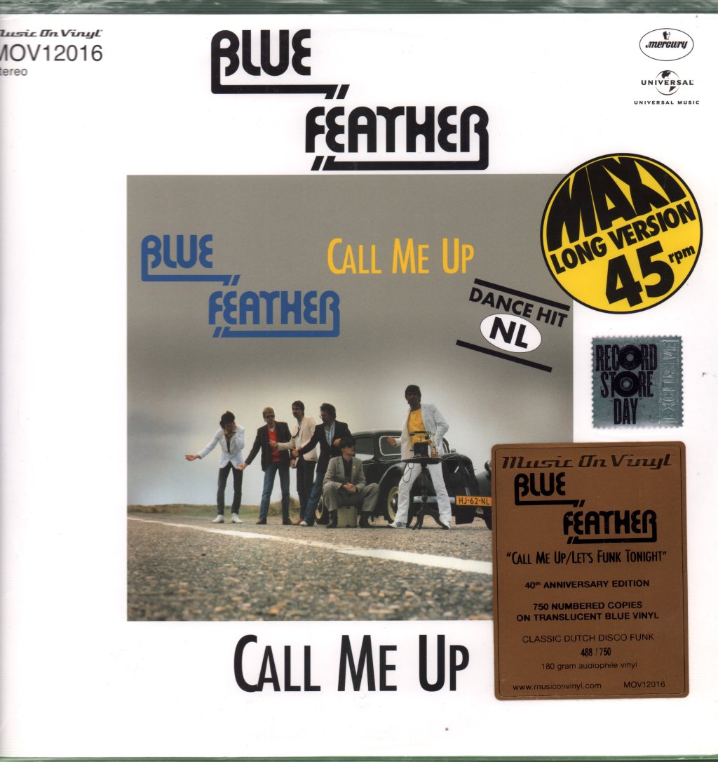 Blue Feather - Call Me Up / Let's Funk Tonight (RSD2021 Drop 2) - 12 Inch