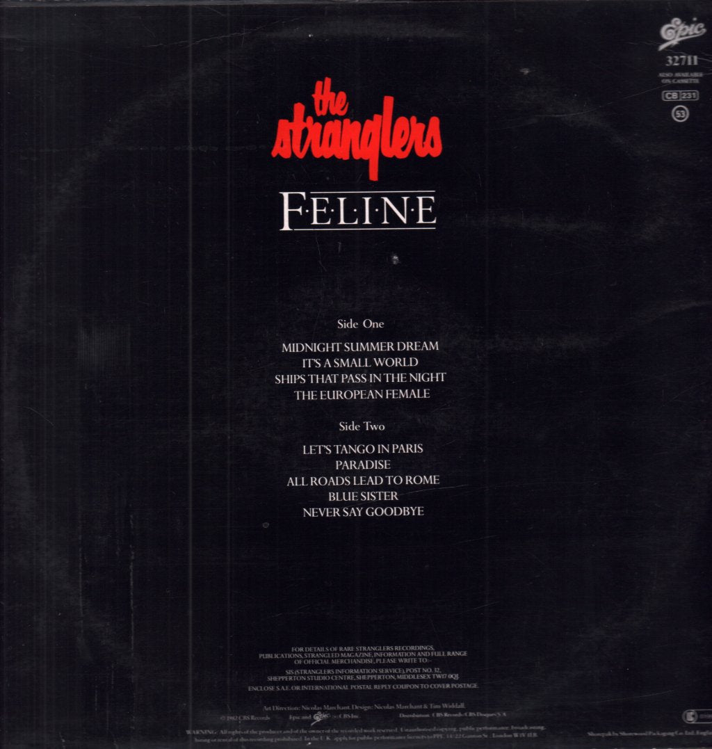 Stranglers - Feline - Lp