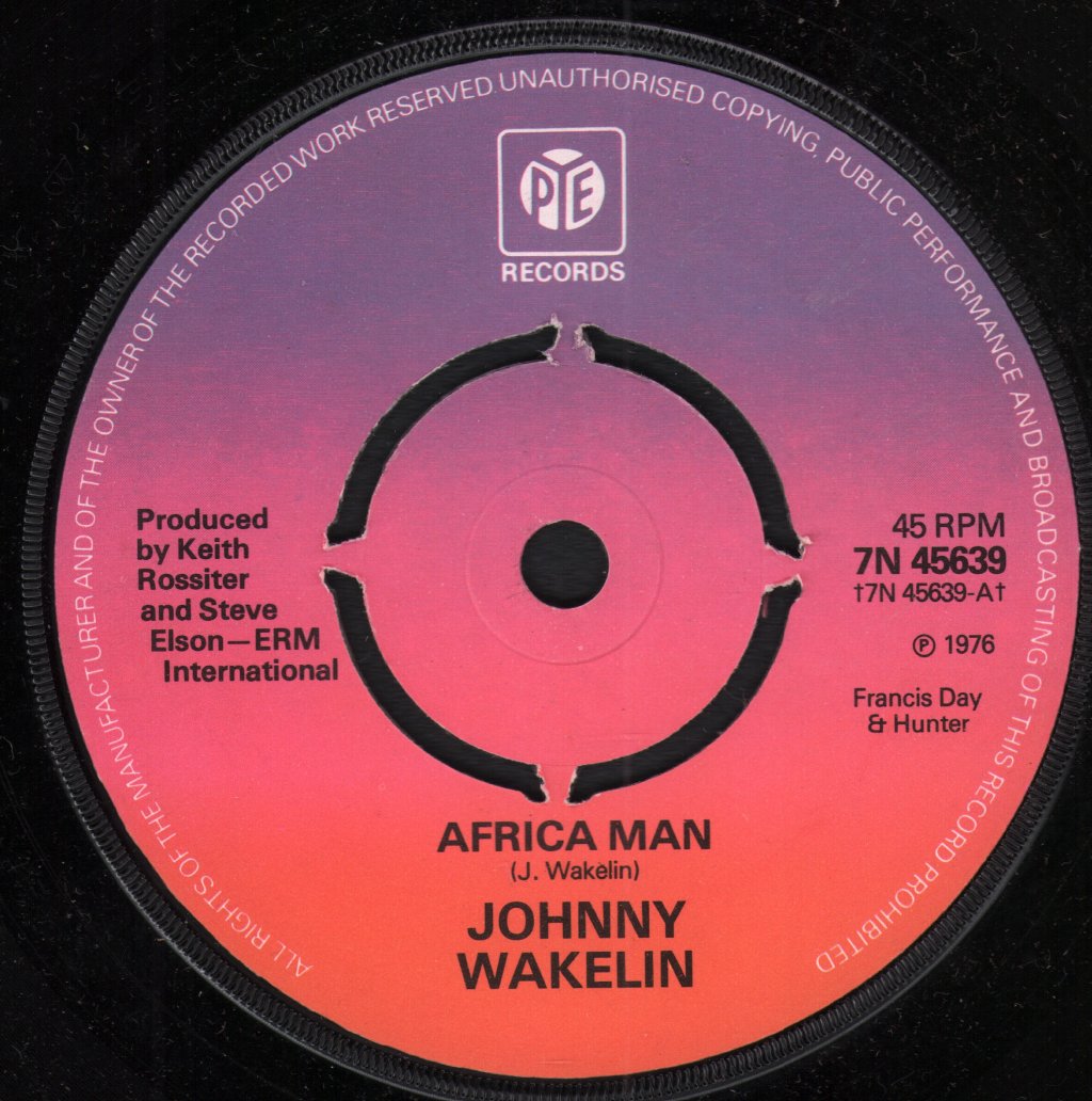Johnny Wakelin - African Man - 7 Inch