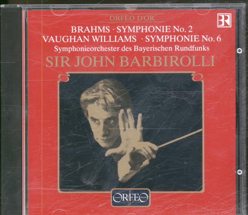 Sir John Barbirolli - Brahms • Symphonie No. 2 / Vaughan Williams • Symphonie No. 6 - Cd