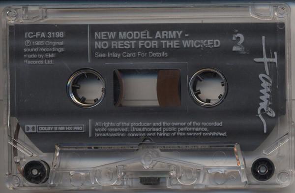 New Model Army - No Rest For The Wicked - Cassette