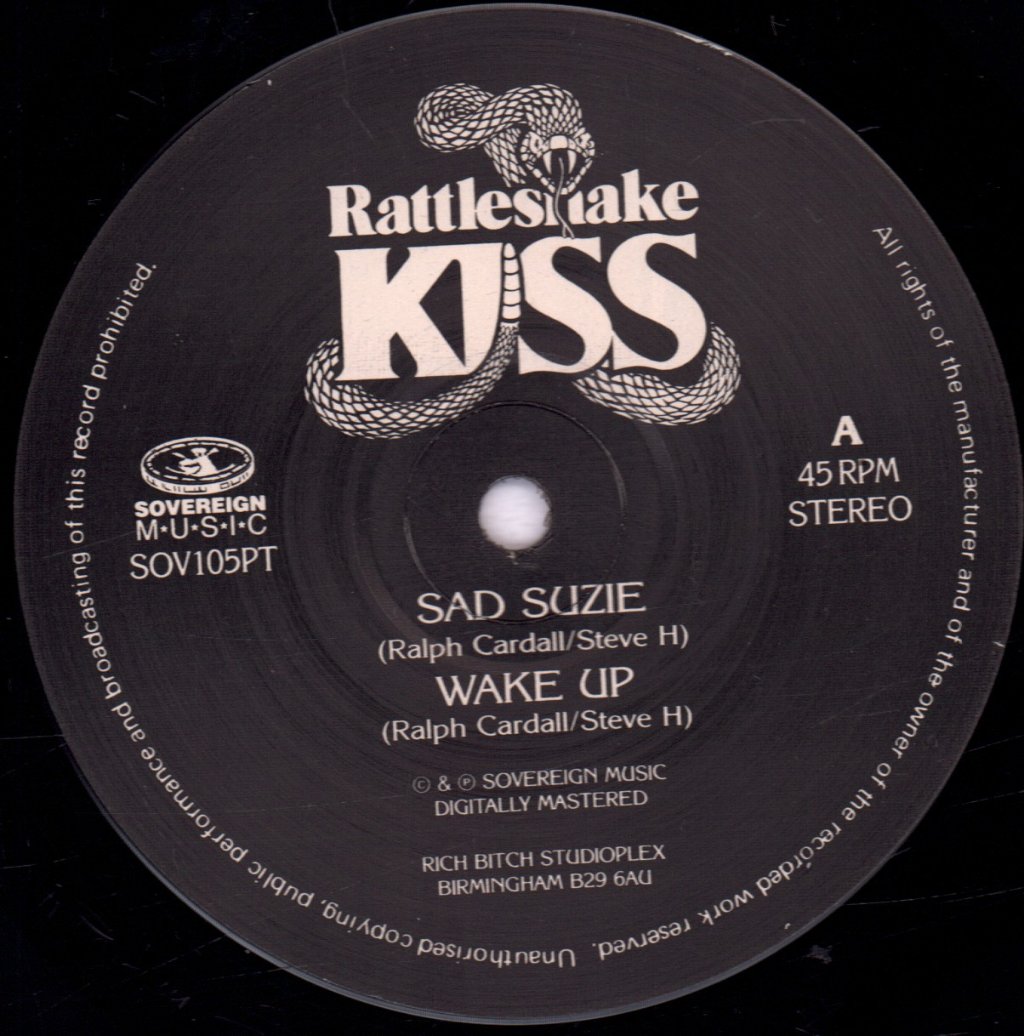 Rattlesnake Kiss - Sad Suzie - 12 Inch