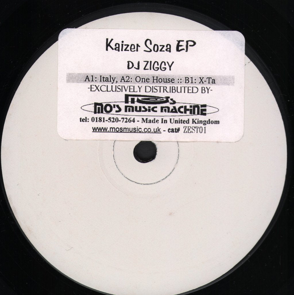 DJ Ziggy - Kaizer Soza EP - 12 Inch