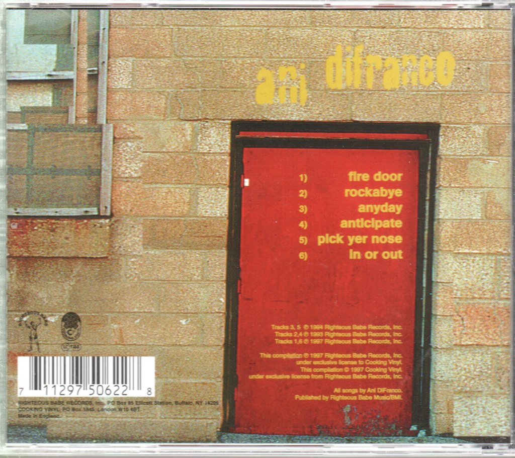 Ani Difranco - Fire Door - Cd