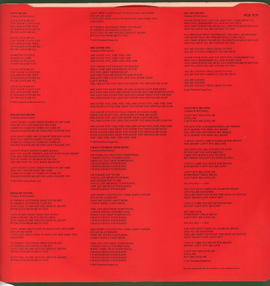 Beatles - 1962-1966 - Double Lp