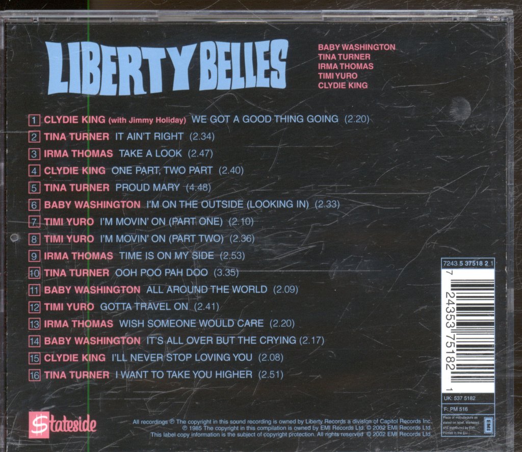 Various Artists - Liberty Belles - Cd