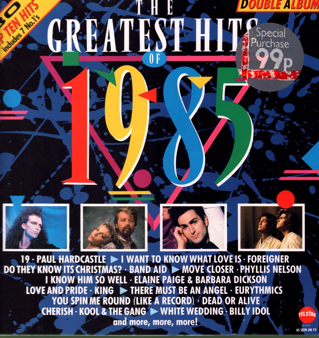 Various Artists - Greatest Hits Of 1985 - Double Lp