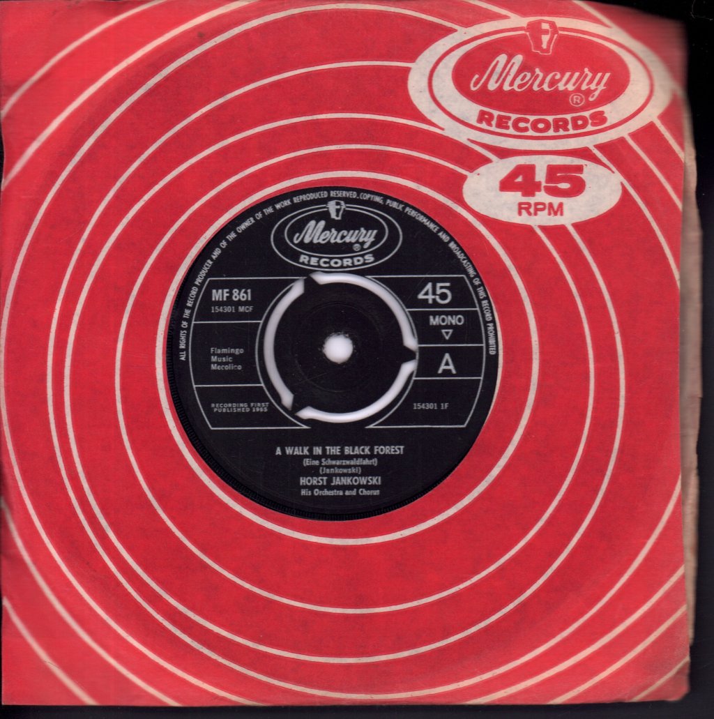Horst Jankowski - A Walk In The Black Forest - 7 Inch