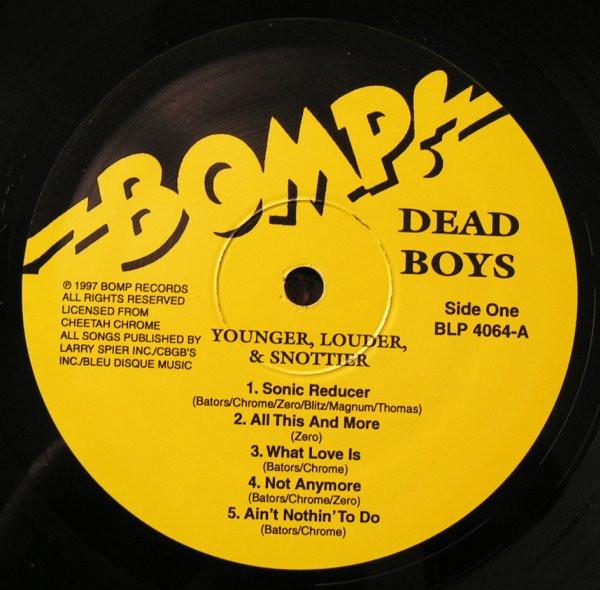 Dead Boys - Younger, Louder & Snottier - Lp