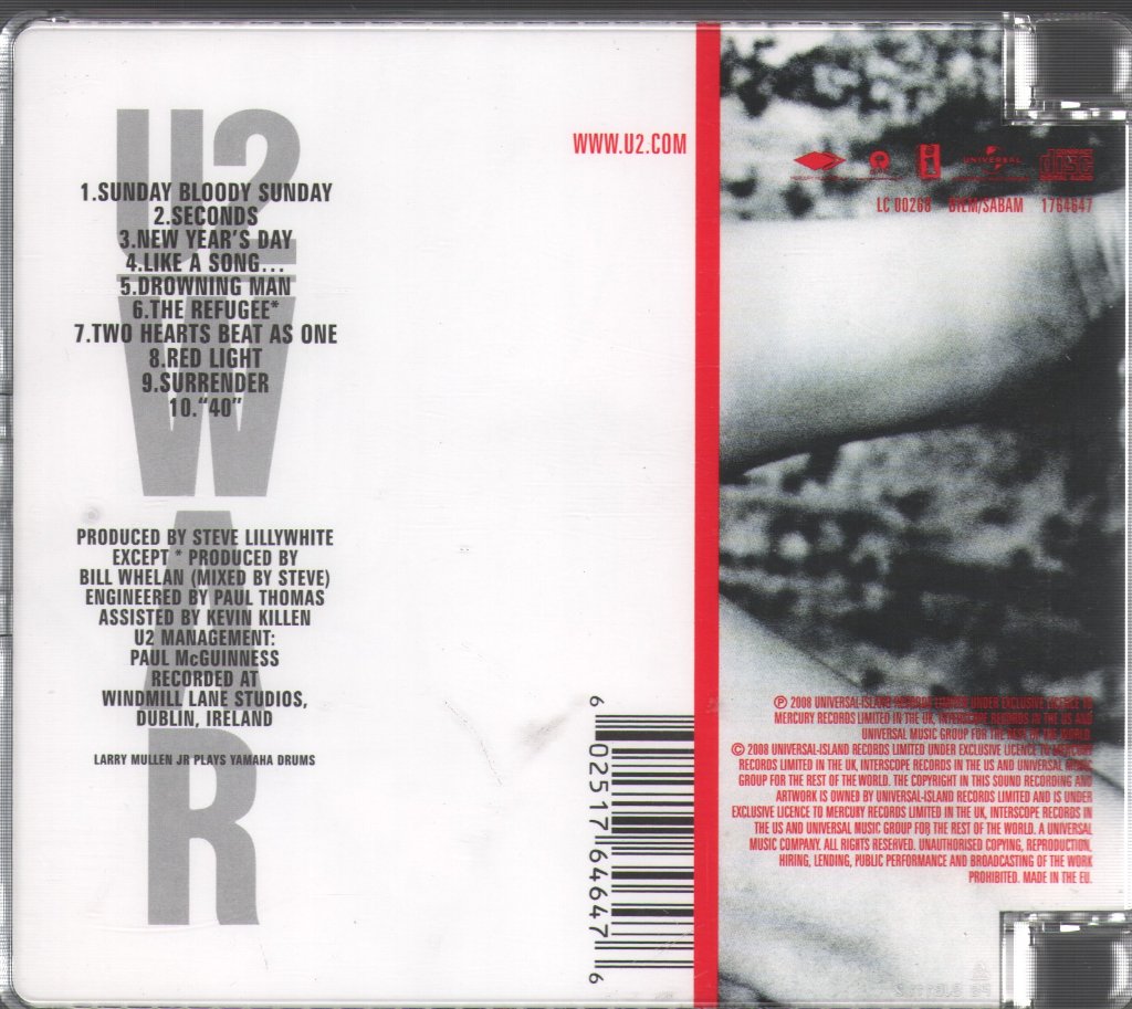 U2 - War - Cd