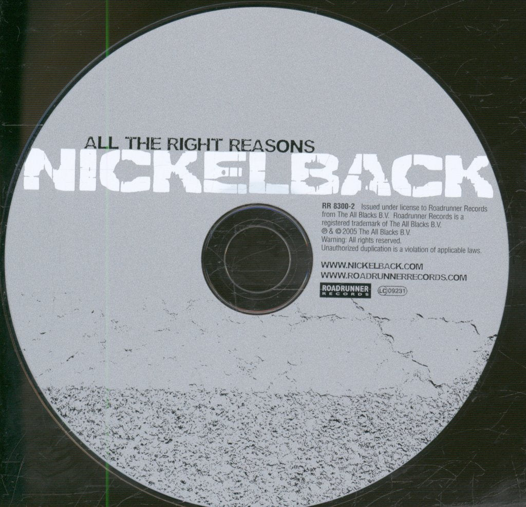 Nickelback - All The Right Reasons - Cd