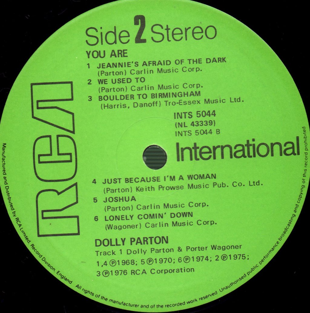 Dolly Parton - You Are - Lp