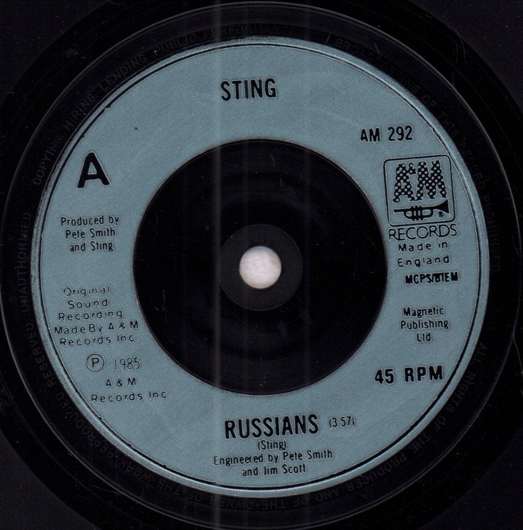 Sting - Russians - 7 Inch