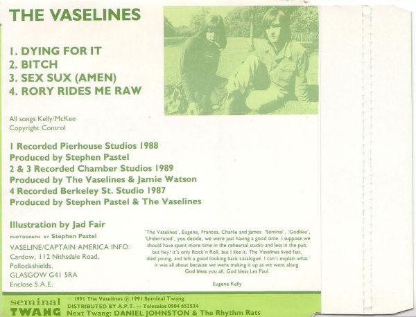 Vaselines - Dying For It - Cd