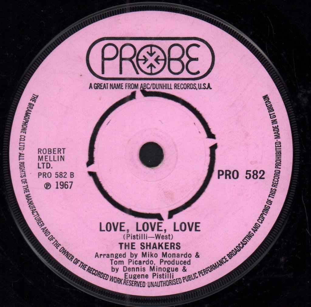 Shakers (60'S Group) - One Wonderful Moment - 7 Inch