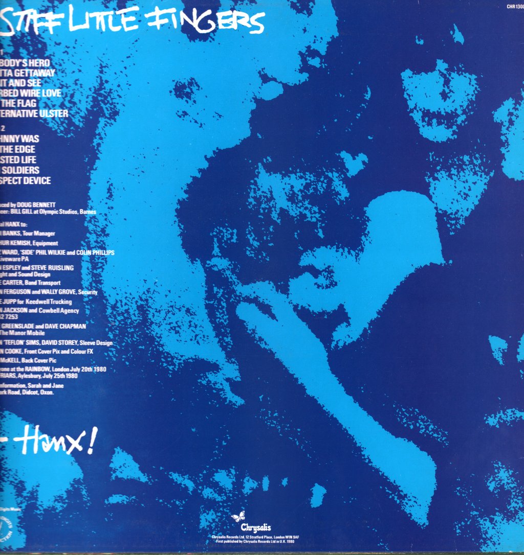 Stiff Little Fingers - Hanx - Lp
