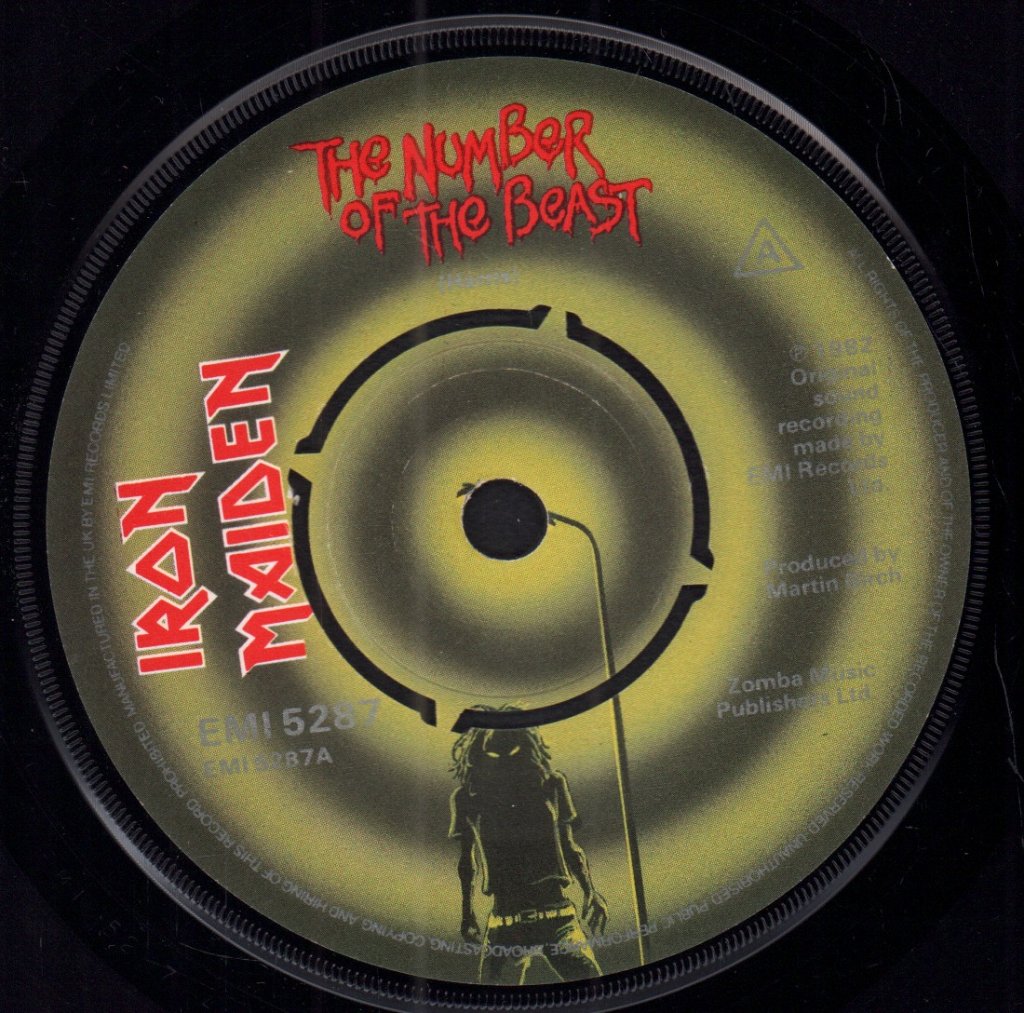 Iron Maiden - Number Of The Beast - 7 Inch