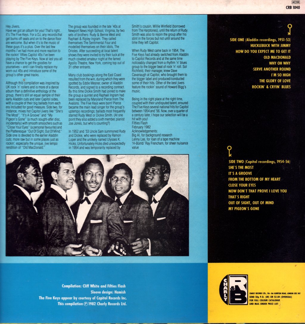 Five Keys - It's A Groove - Lp