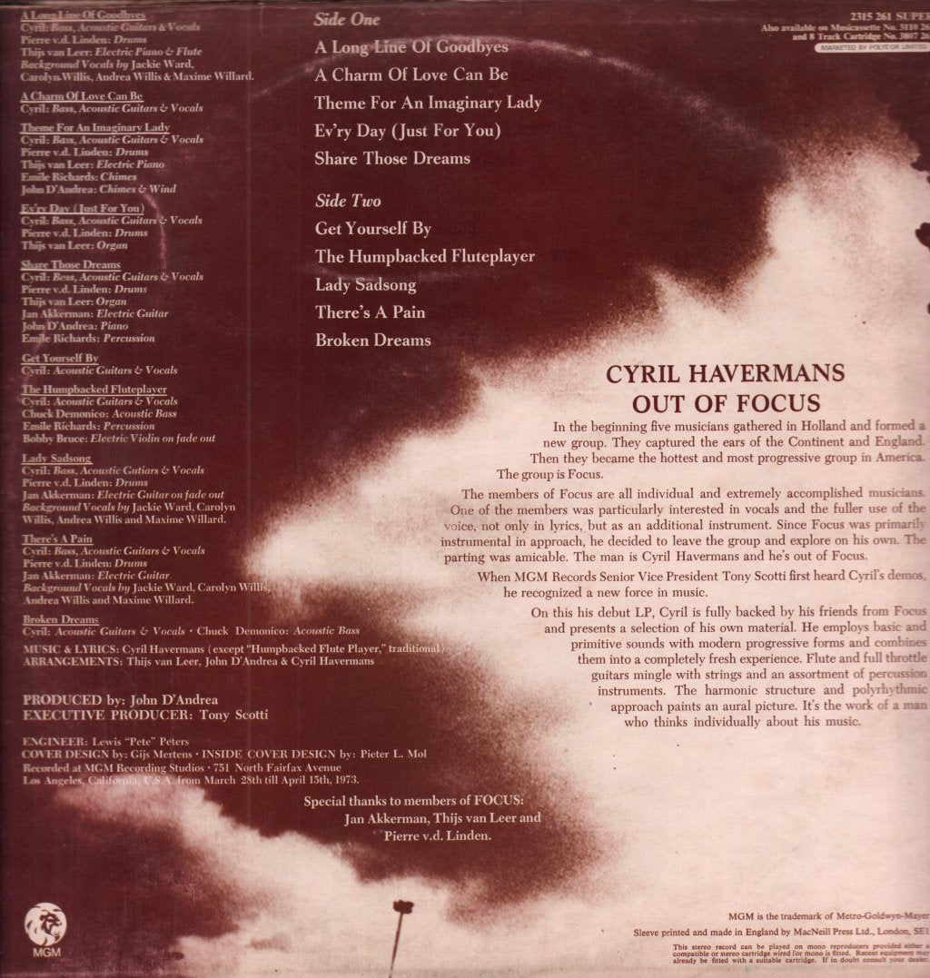 Cyril Havermans - Cyril - Lp