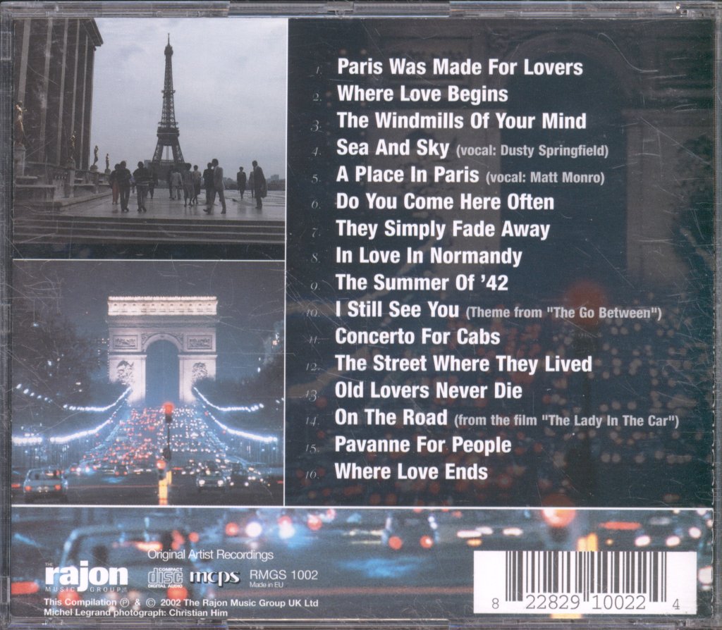 Michel Legrand - Paris Was Made For Lovers - Cd