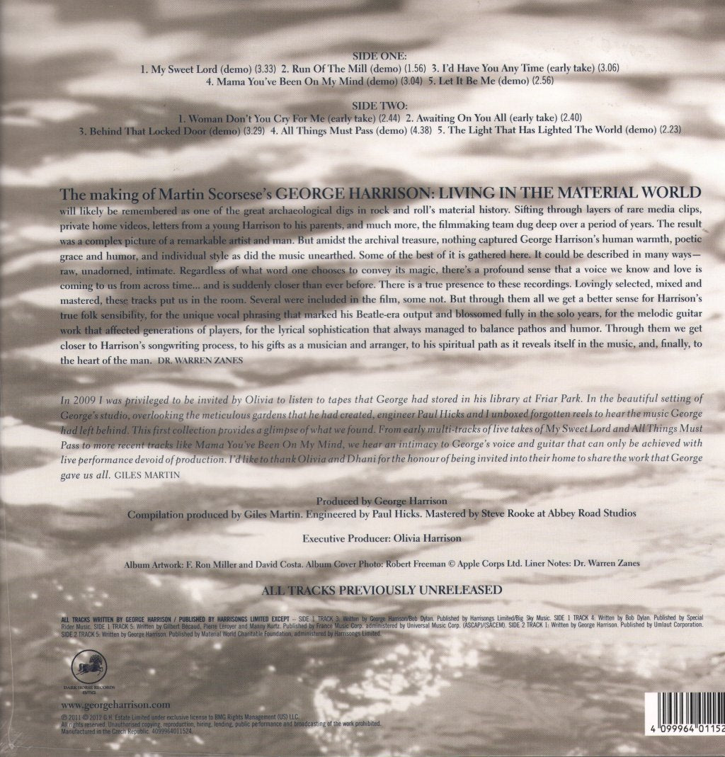 George Harrison - Early Takes Volume 1 - Lp