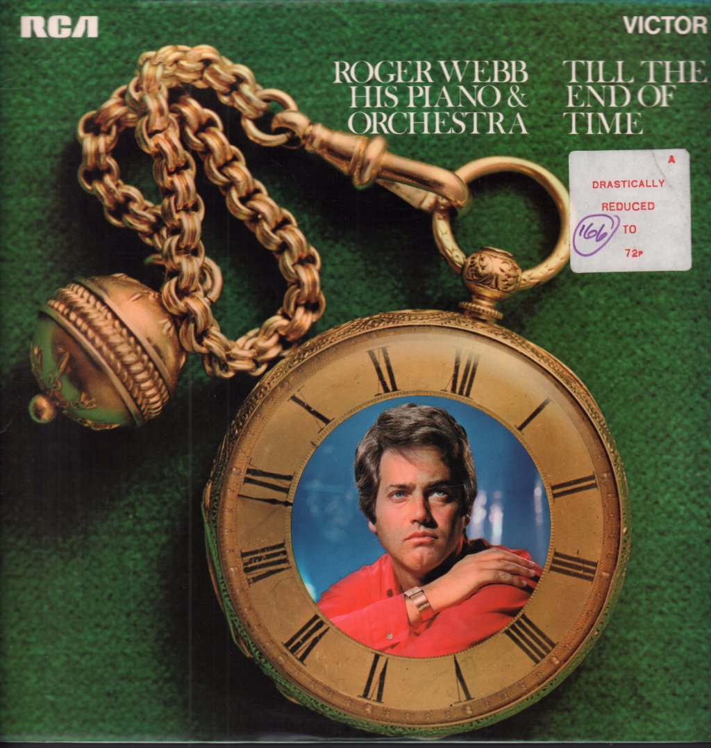 roger webb his piano and orchestra - till the end of time - Lp