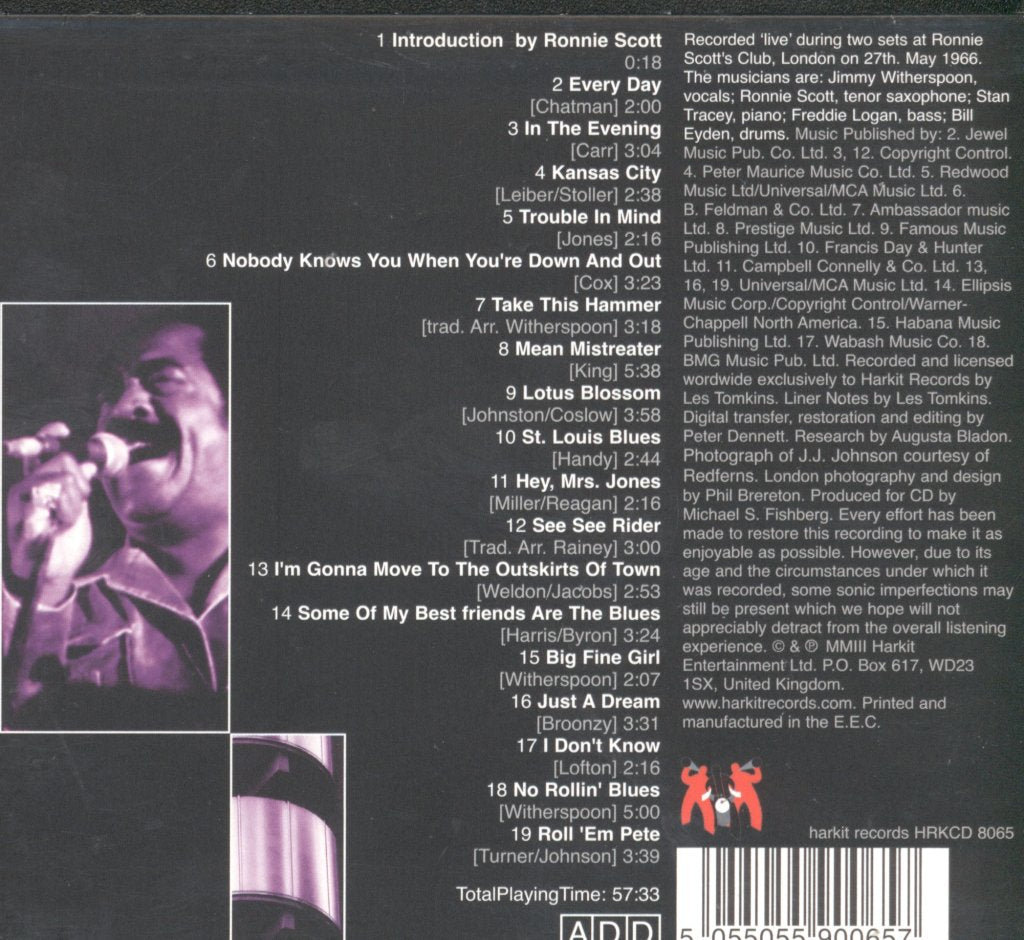 Jimmy Witherspoon - Live In London - Cd