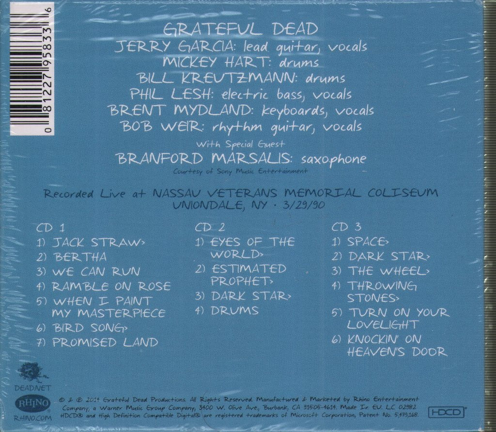 Grateful Dead - Wake Up To Find Out (Nassau Coliseum, Uniondale, NY • 3/29/1990) - Cd Set