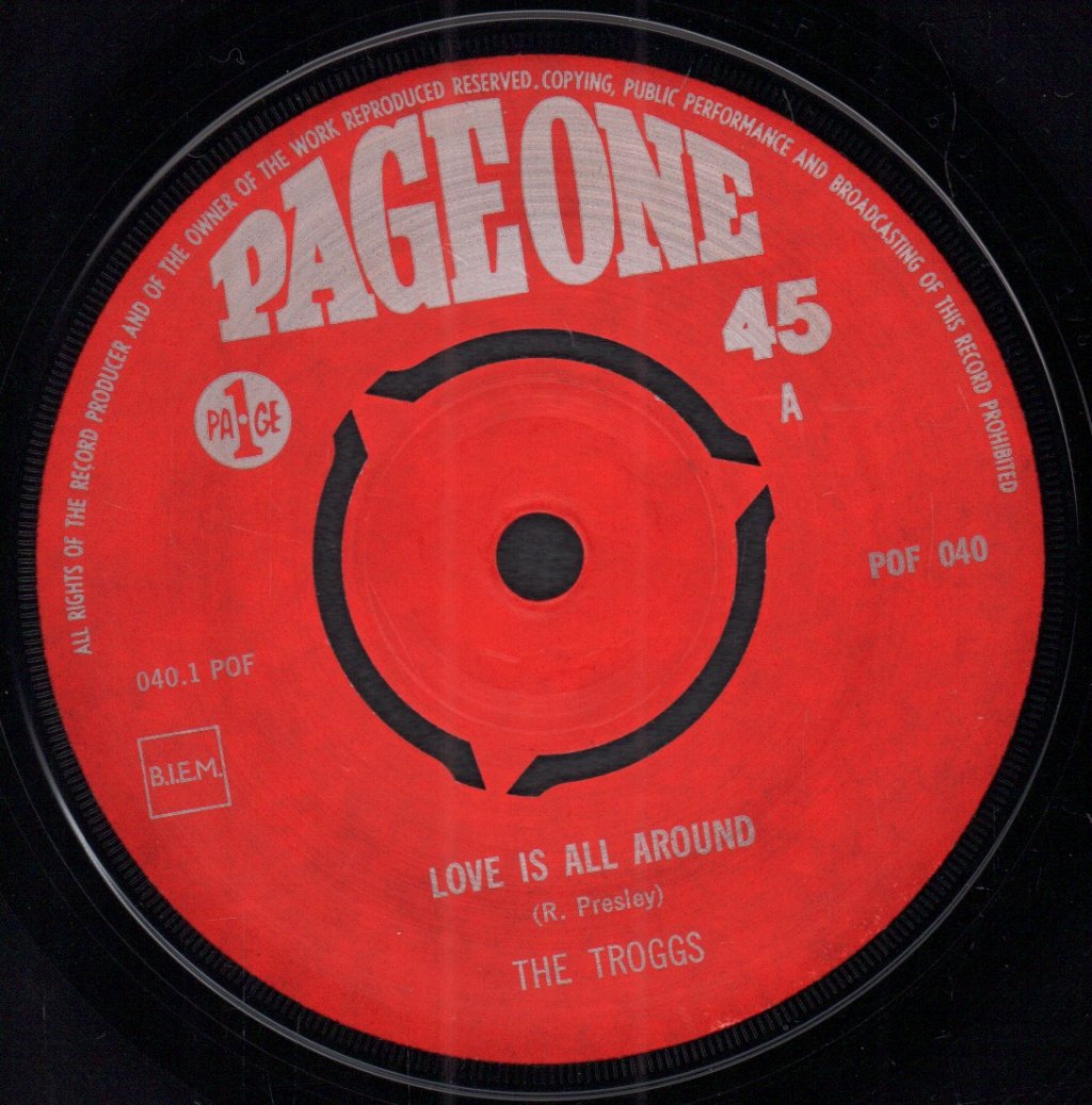 Troggs - Love Is All Around - 7 Inch