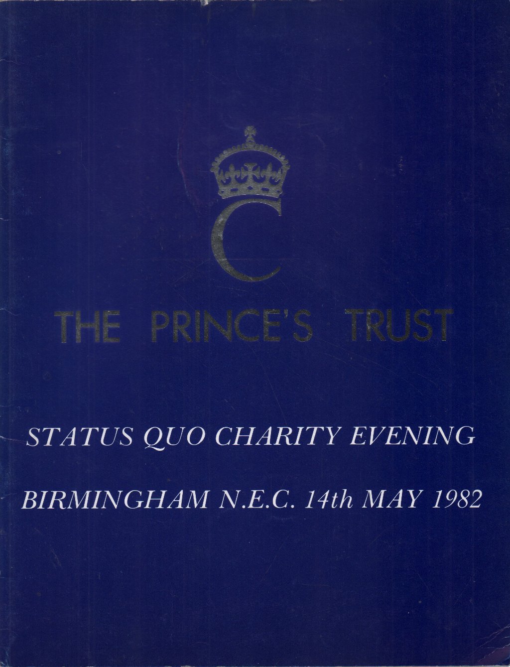 Status Quo - Prince's Trust - Status Quo Charity Evening - Concert Programme