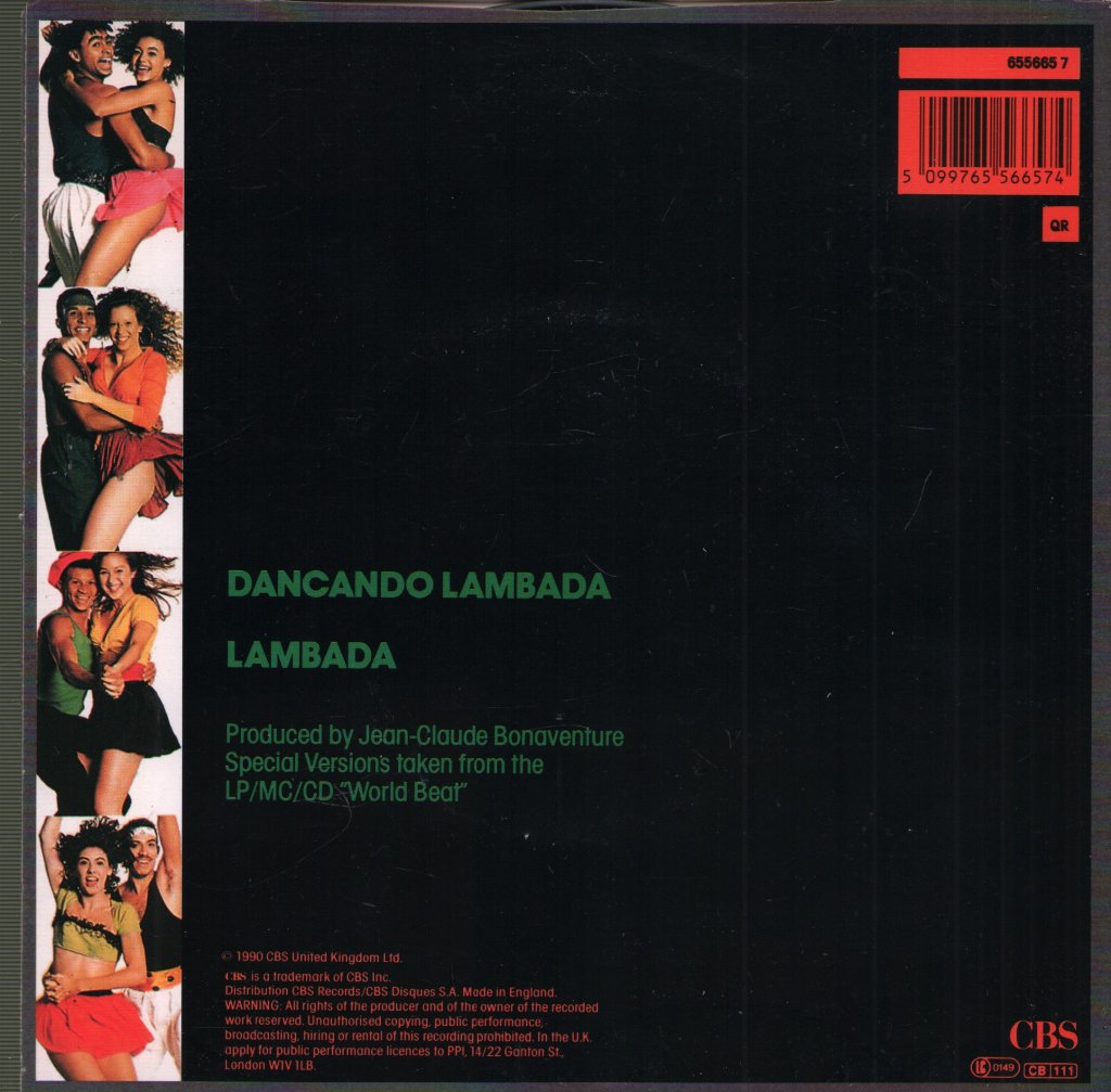 Kaoma - Dancando Lambada - 7 Inch