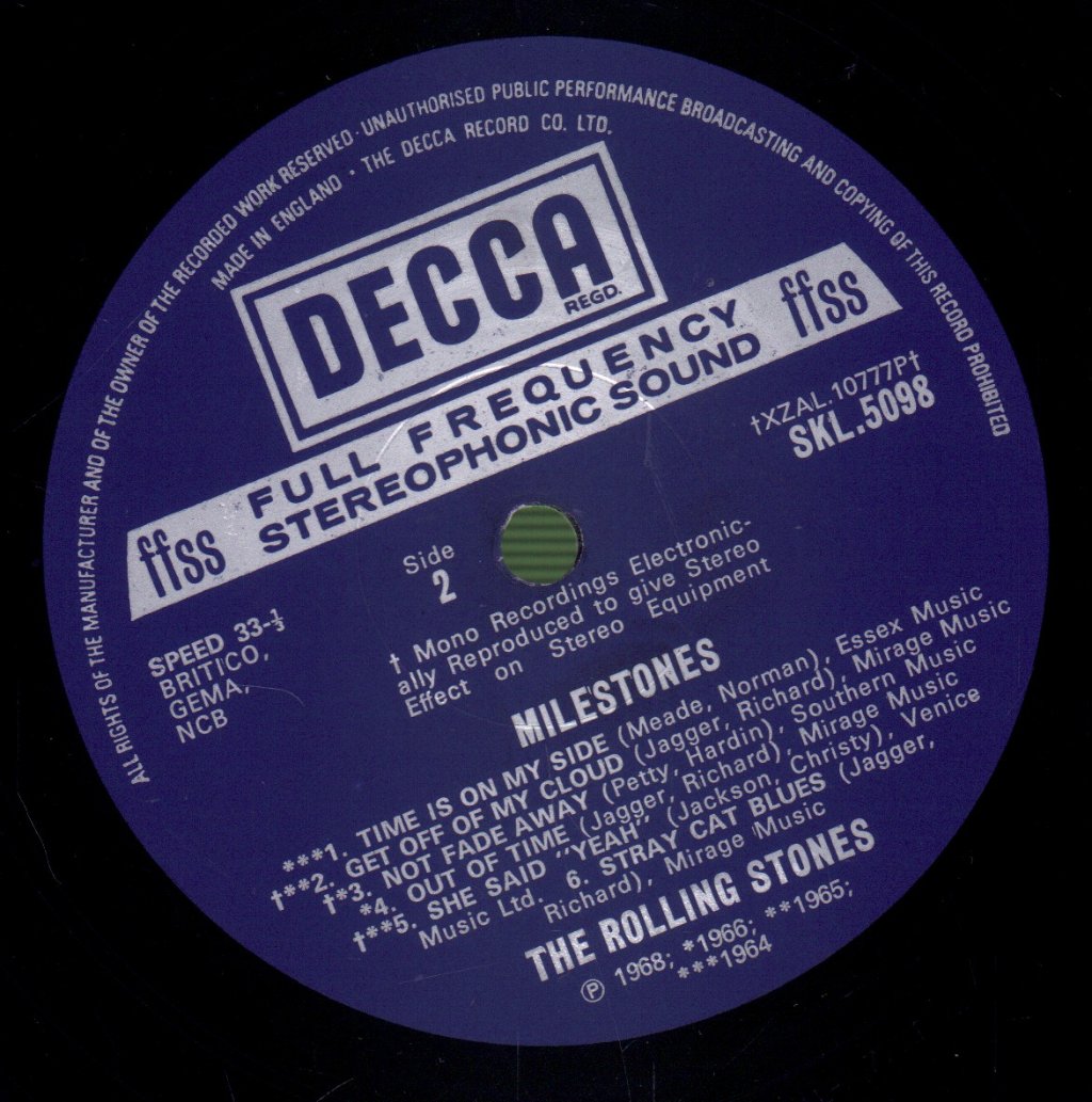 Rolling Stones - Milestones - Lp