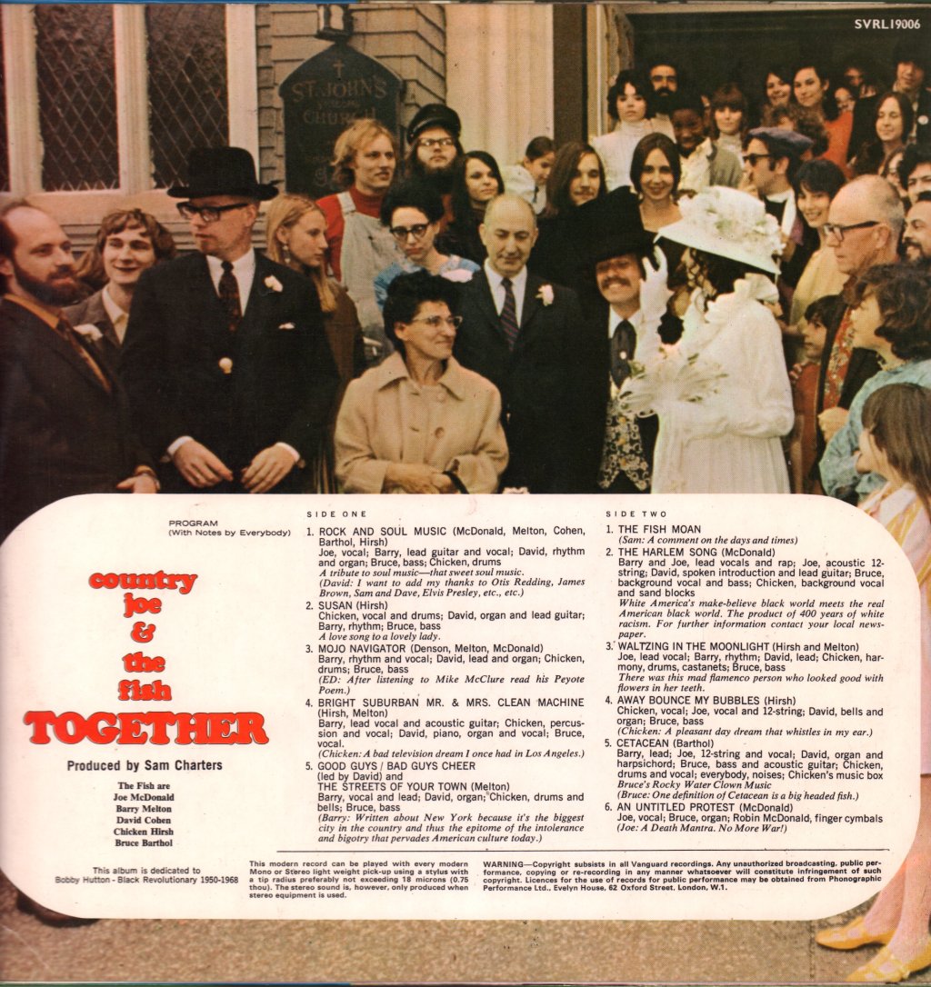 Country Joe And The Fish - Together - Lp
