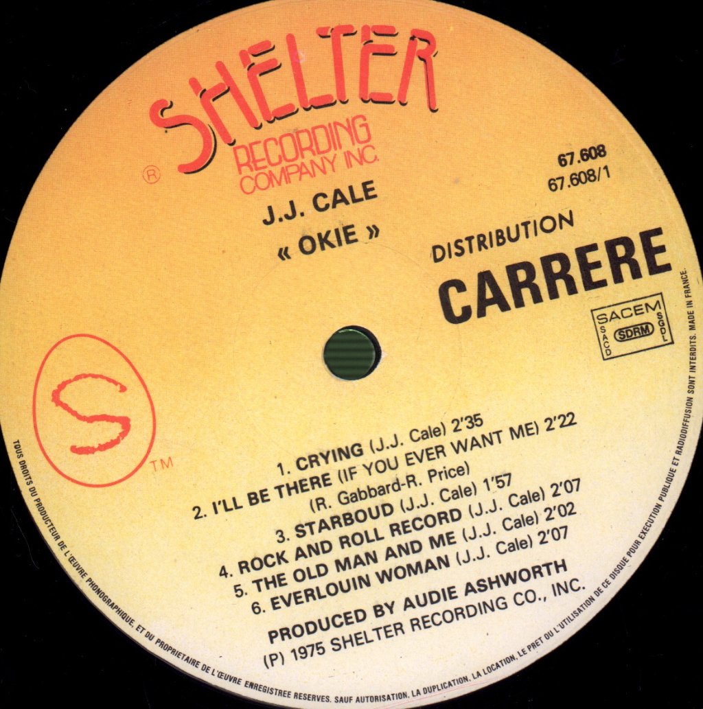 J.J. Cale - Okie - Lp