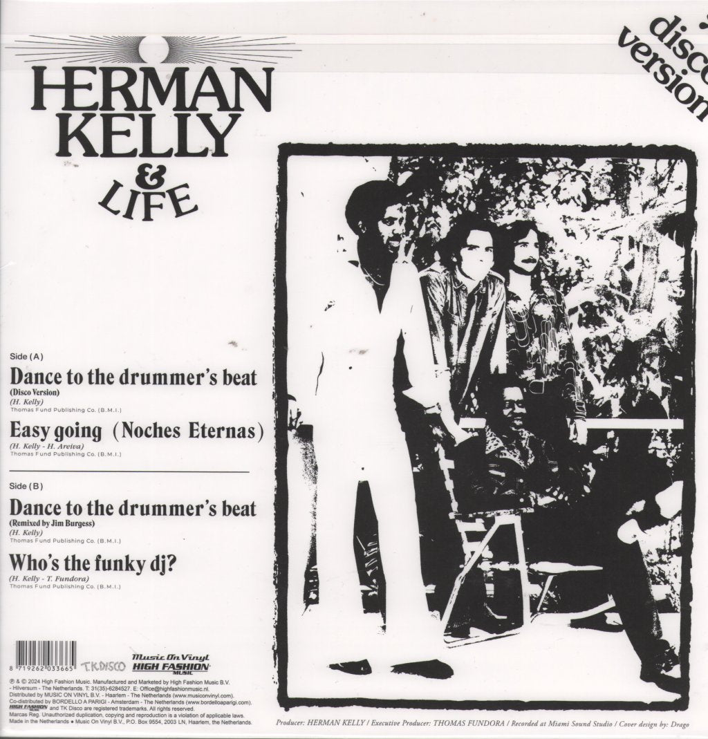 Herman Kelly & Life - Dance To The Drummer's Beat - 12 Inch