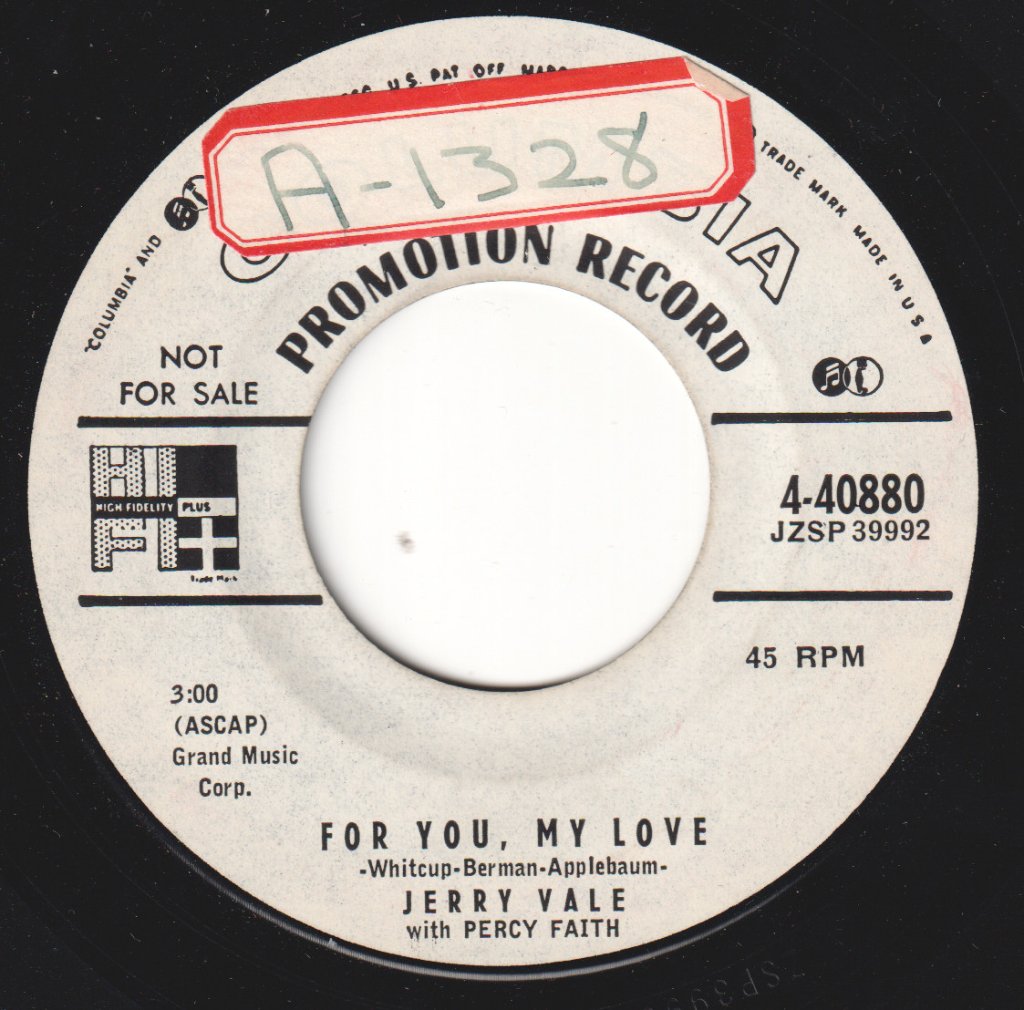 Jerry Vale - Don't You Know Me Anymore - 7 Inch