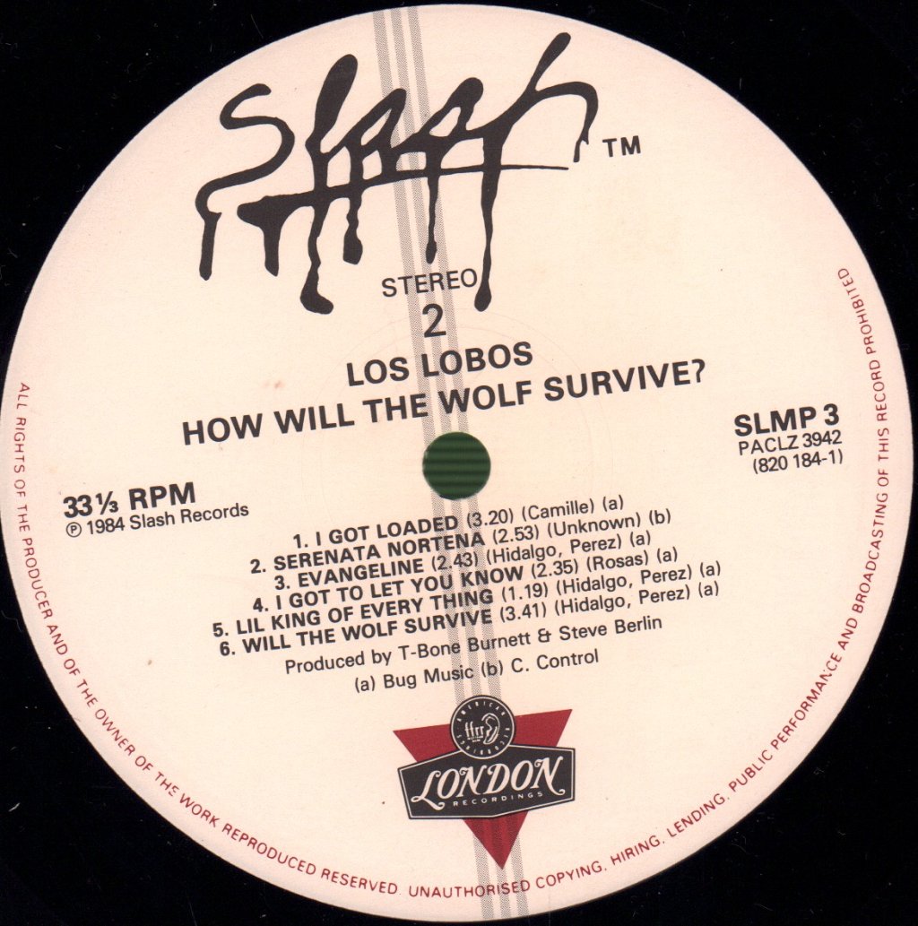 Los Lobos - How Will The Wolf Survive? - Lp