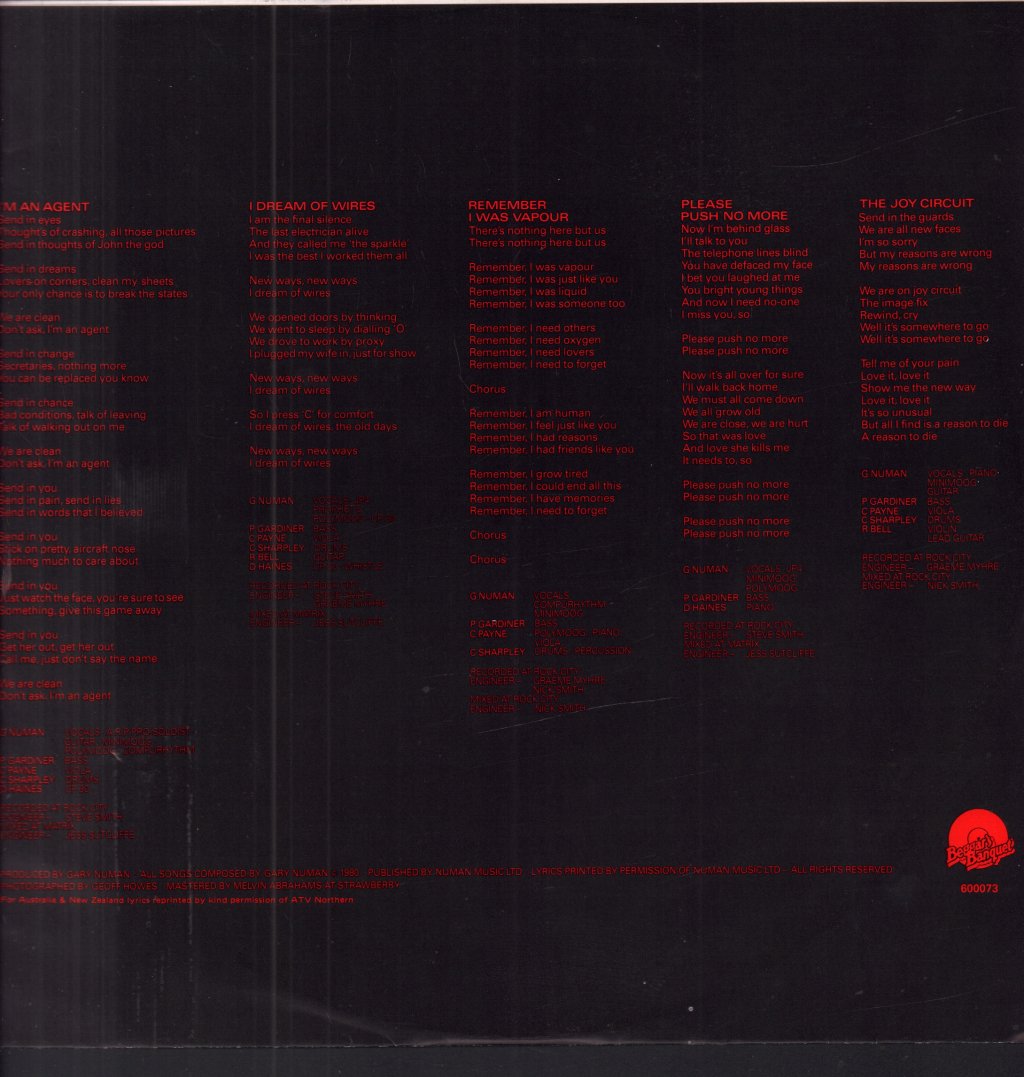 Gary Numan - Telekon - Lp
