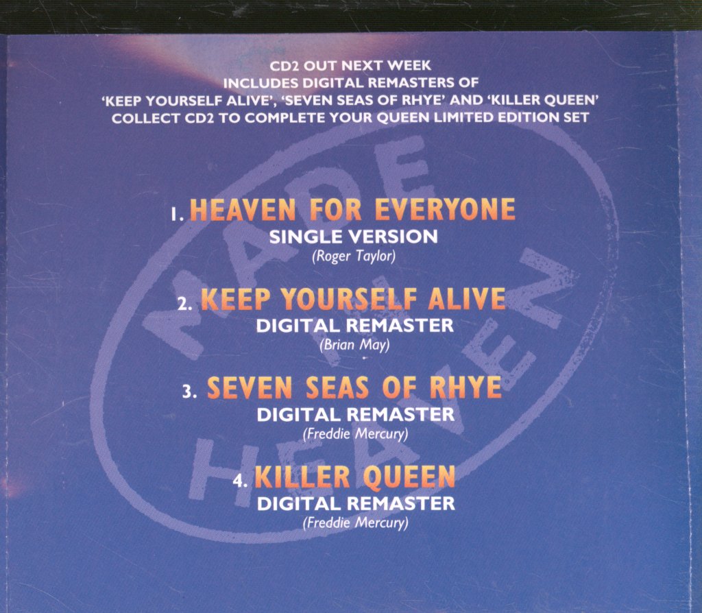Queen - Heaven For Everyone - Double Cd