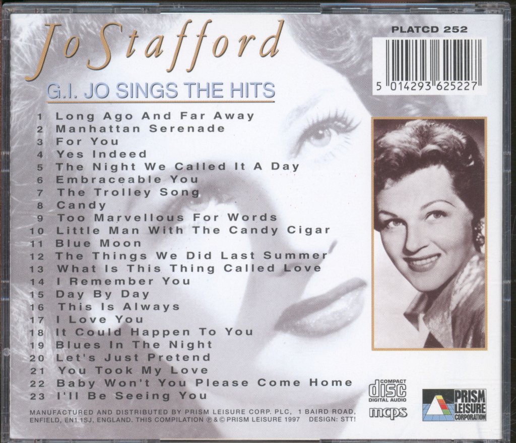 Jo Stafford - G.I. Jo Sings The Hits - Cd