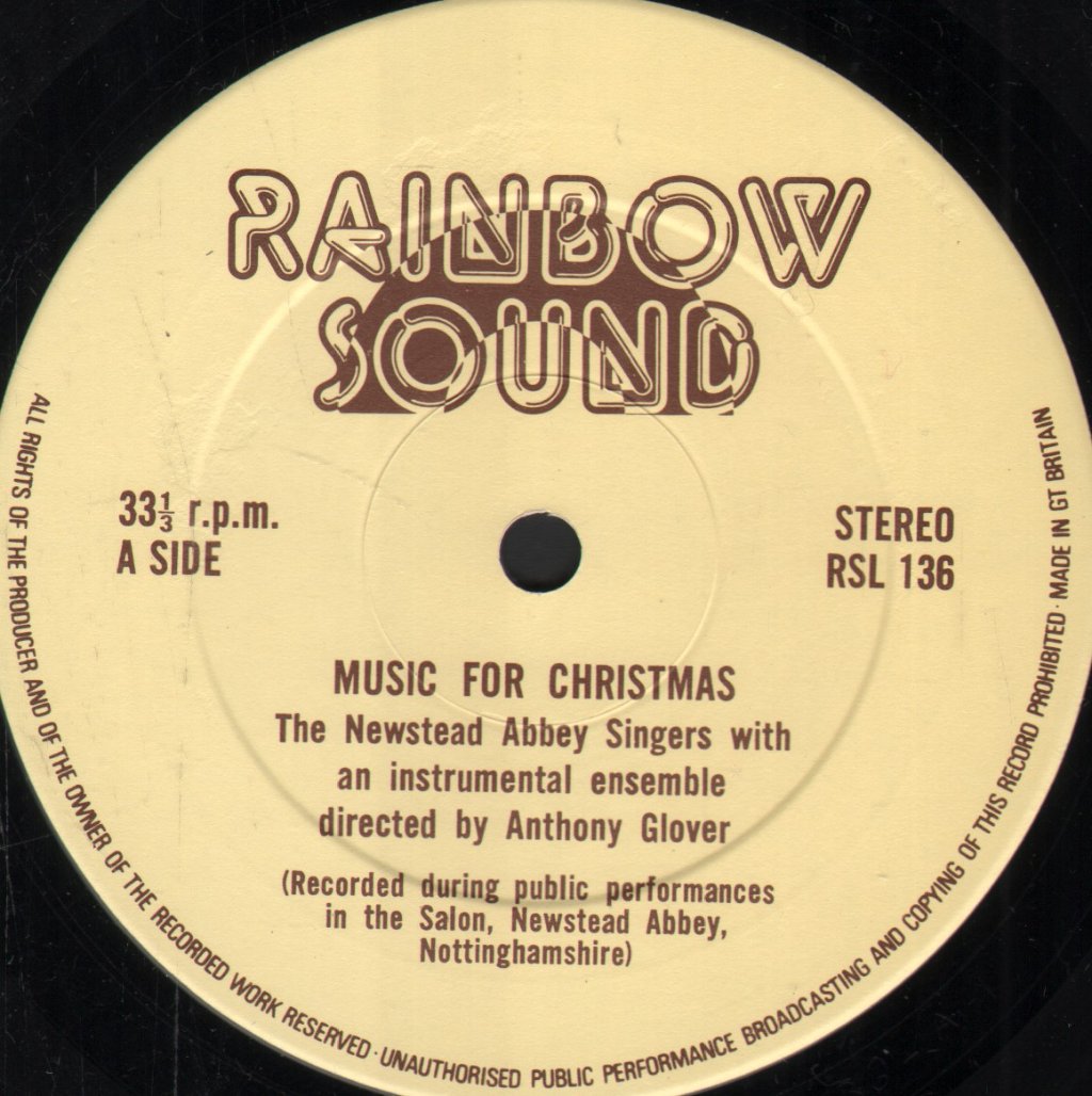 Newstead Abbey Singers - Carols And Part Songs - Lp