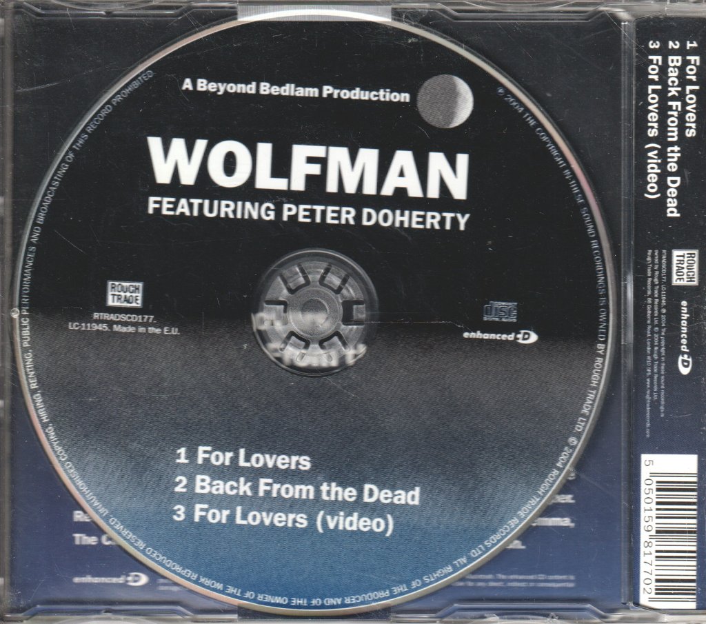 Wolfman Featuring Peter Doherty - For Lovers - Cd