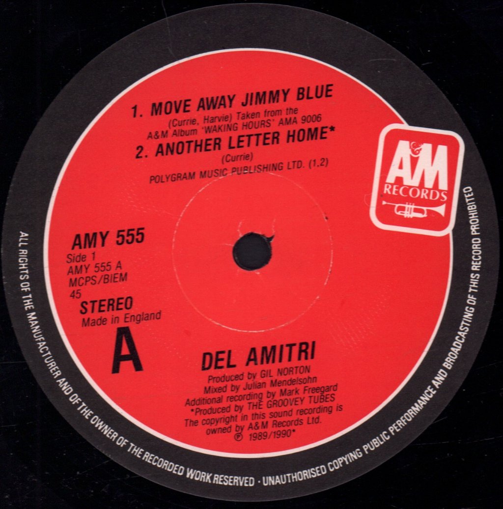 Del Amitri - Move Away Jimmy Blue - 12 Inch
