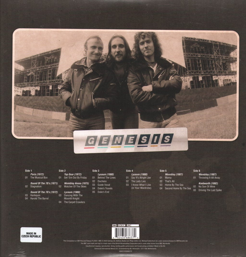 Genesis - BBC Broadcasts - Triple Lp