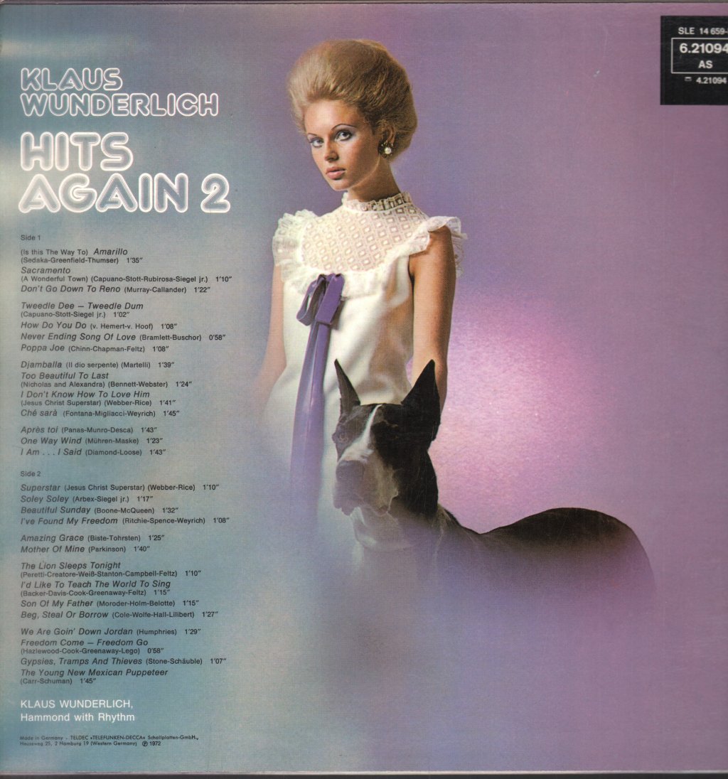 Klaus Wunderlich - Hits Again 2 - Lp