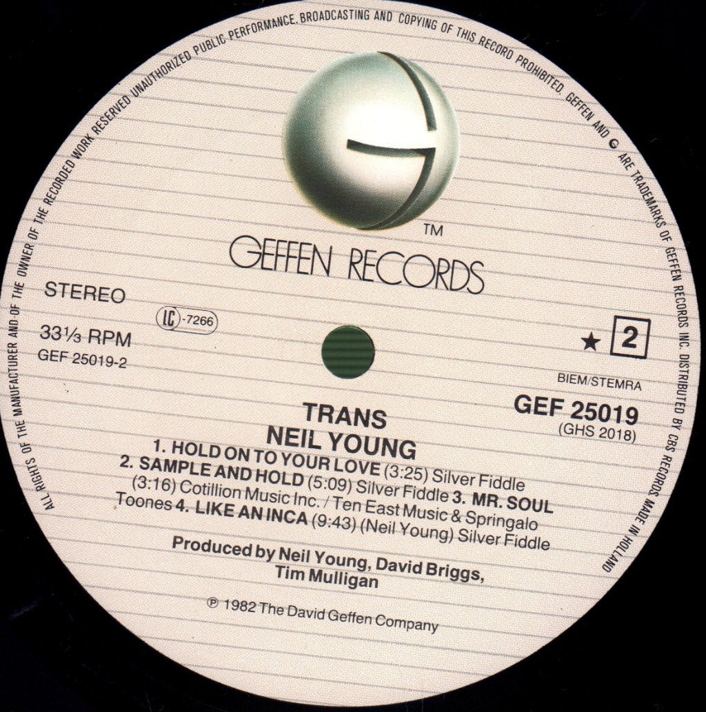 Neil Young - Trans - Lp