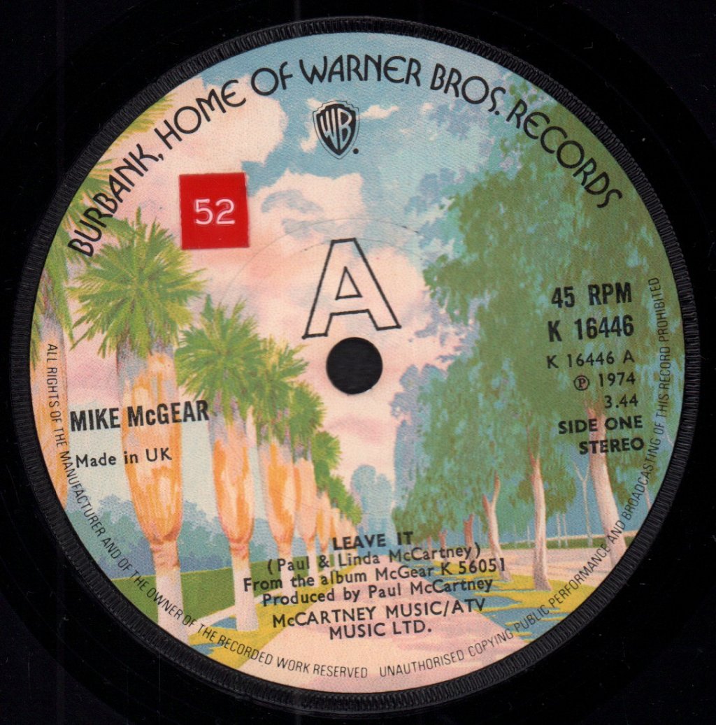 Mike McGear - Leave It - 7 Inch