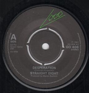 Straight Eight - Desperation - 7 Inch