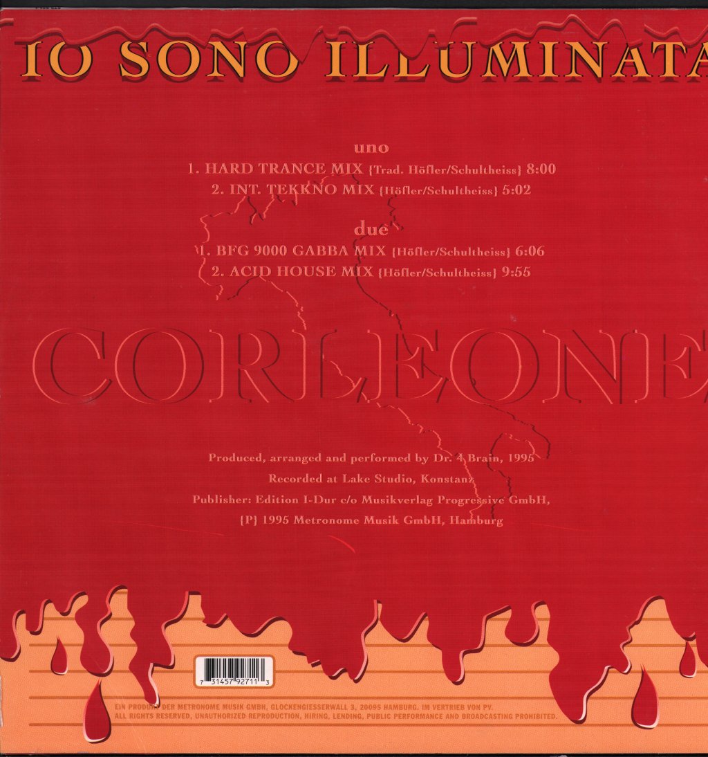 Corleone - Io Sono Illuminata - 12 Inch